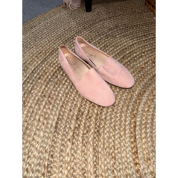Vionic willa ll light pink leather loafers womens size 7 - Picture 1 of 7